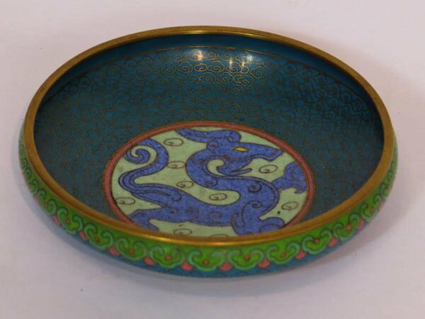 STAROZITNA-MISKA-S-DRAKEM-MODRY-EMAIL-CLOISONNE-CINA