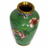 STAROZITNA-MALA-VAZA-ZELENY-EMAIL-CLOISONNE-CHRYZANTEMA-CINA