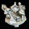 starozitna velka socha slechtic rokoko porcelan royal dux czechoslovakia