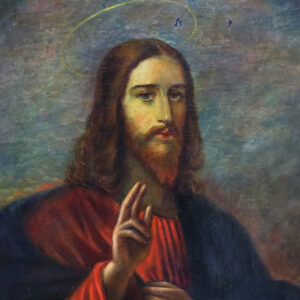 starozitny obraz Portret Kristus