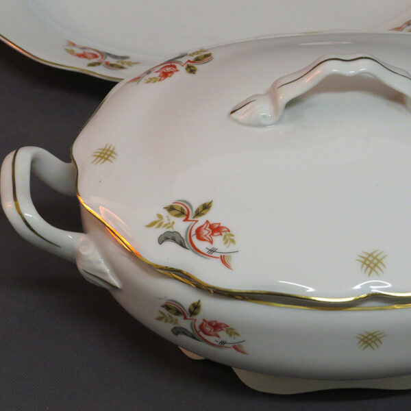 starozitny art deco jidelni servis porcelan chodov